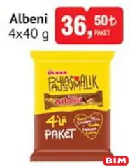 ÜLKER ALBENİ ÇİKOLATA 4X40 G